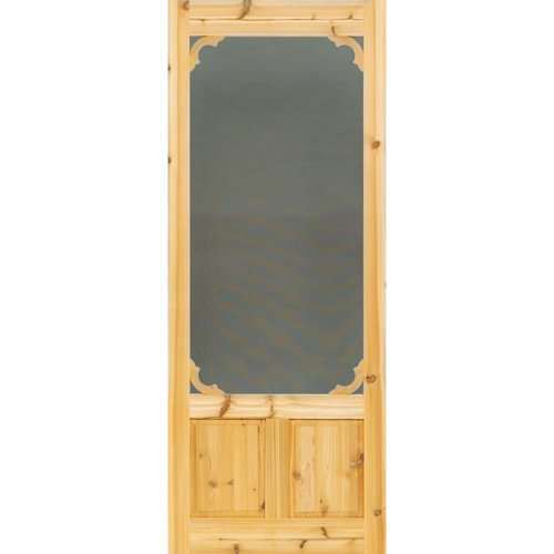 KIBY Unfinished Cedar Slab Screen Door & Reviews Wayfair Canada